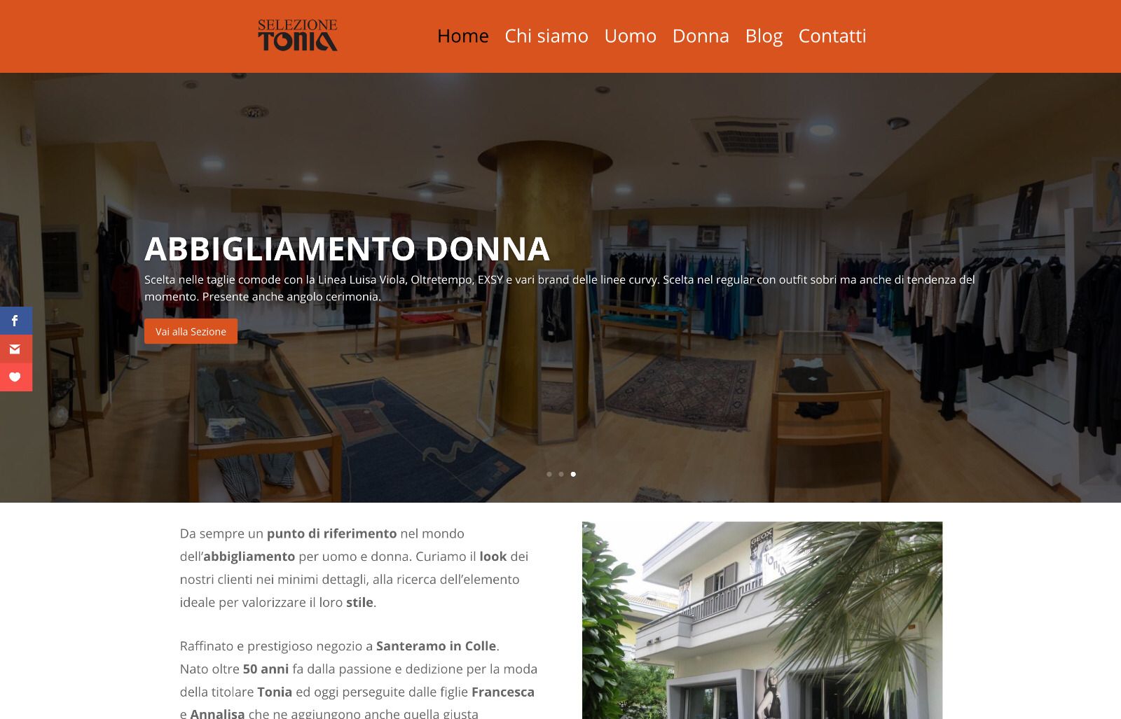 Home del nostro Sito Web